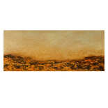"Gouden Stromen" • door Machteld Gysen • 120 x 50 • Ontwakende kunst met waterverf